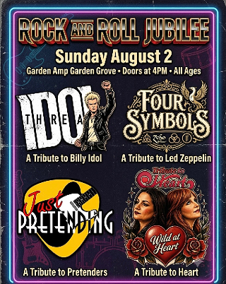 Image: Billy Idol, Heart, The Pretenders, Led Zeppelin Tributes